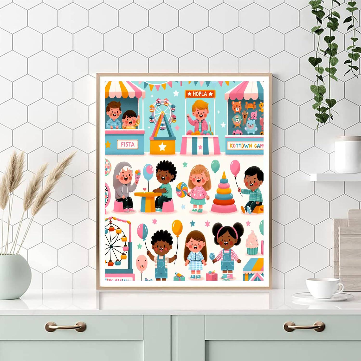 Colorful Carnival Adventures Paint By Number