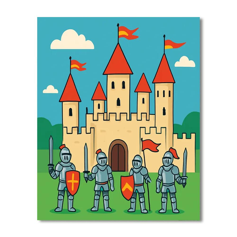 Adventure Castle Painting By Numbers Kit