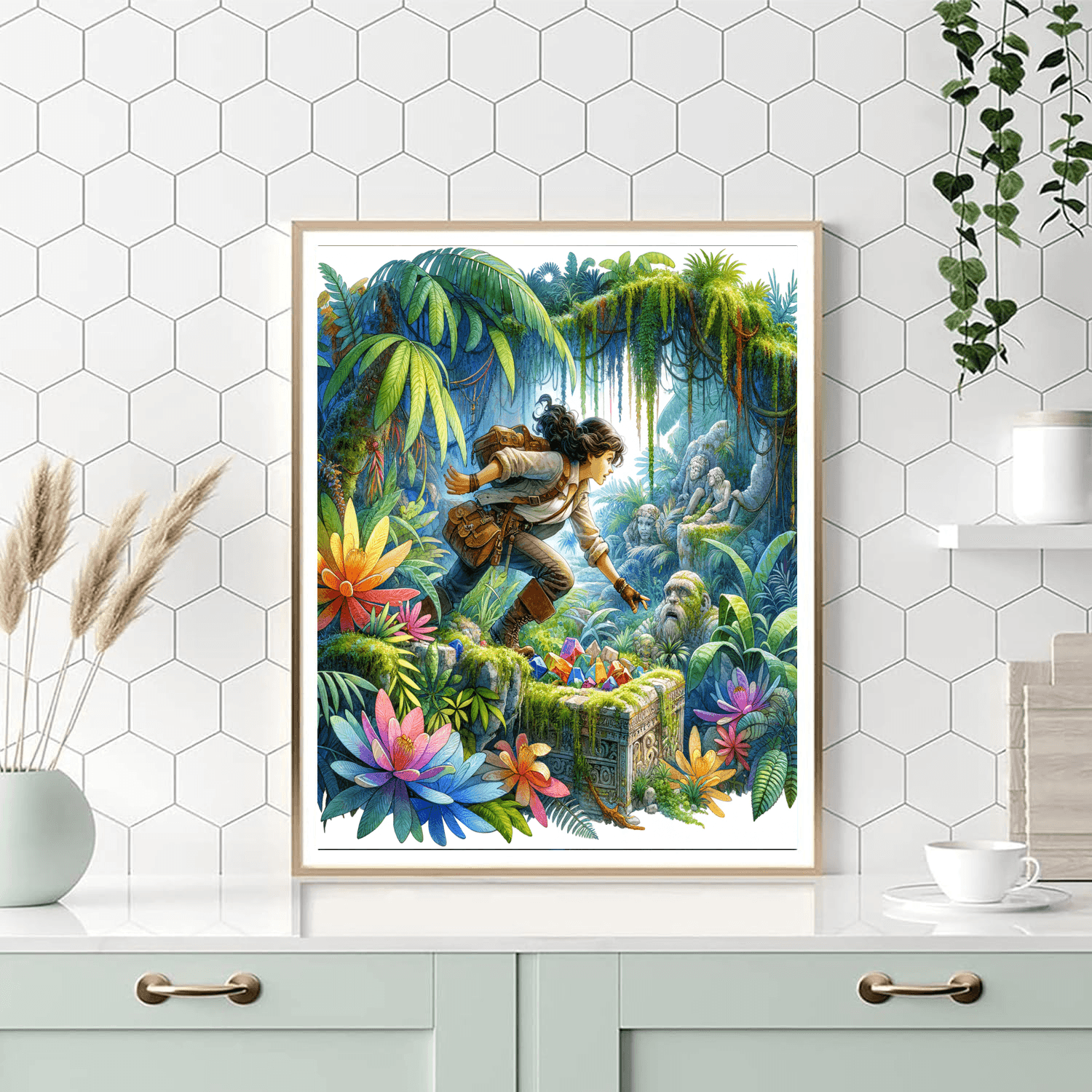 Adventurous Explorer’s Quest Painting Number Kit