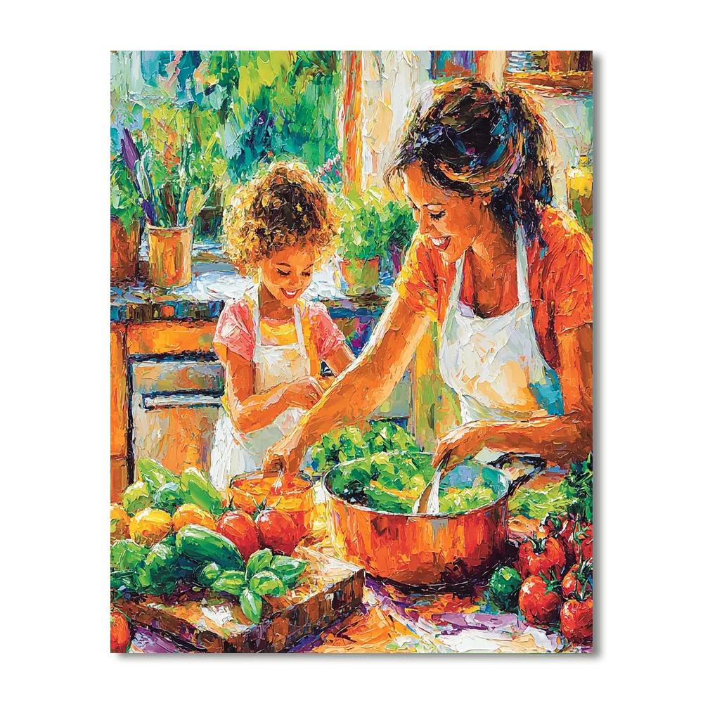 Mom’s Little Chef Paint By Numbers Kits