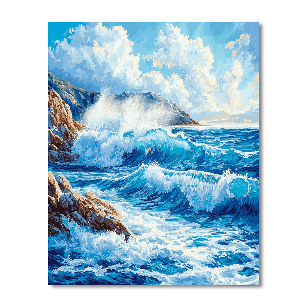Winslow Homer Inspired Rhythms Of The Sea  Paint By Numbers Kits