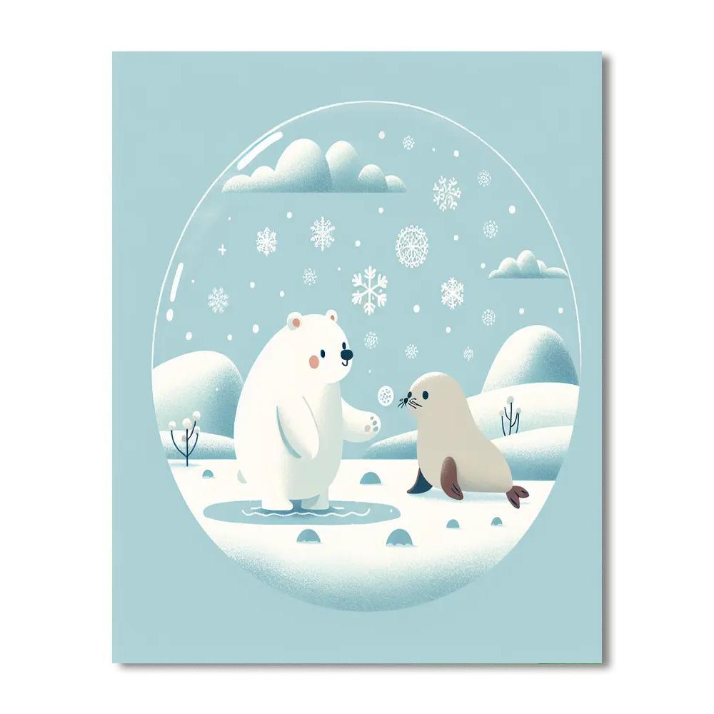 Exploring Arctic Wonders Paint By Numbers Art