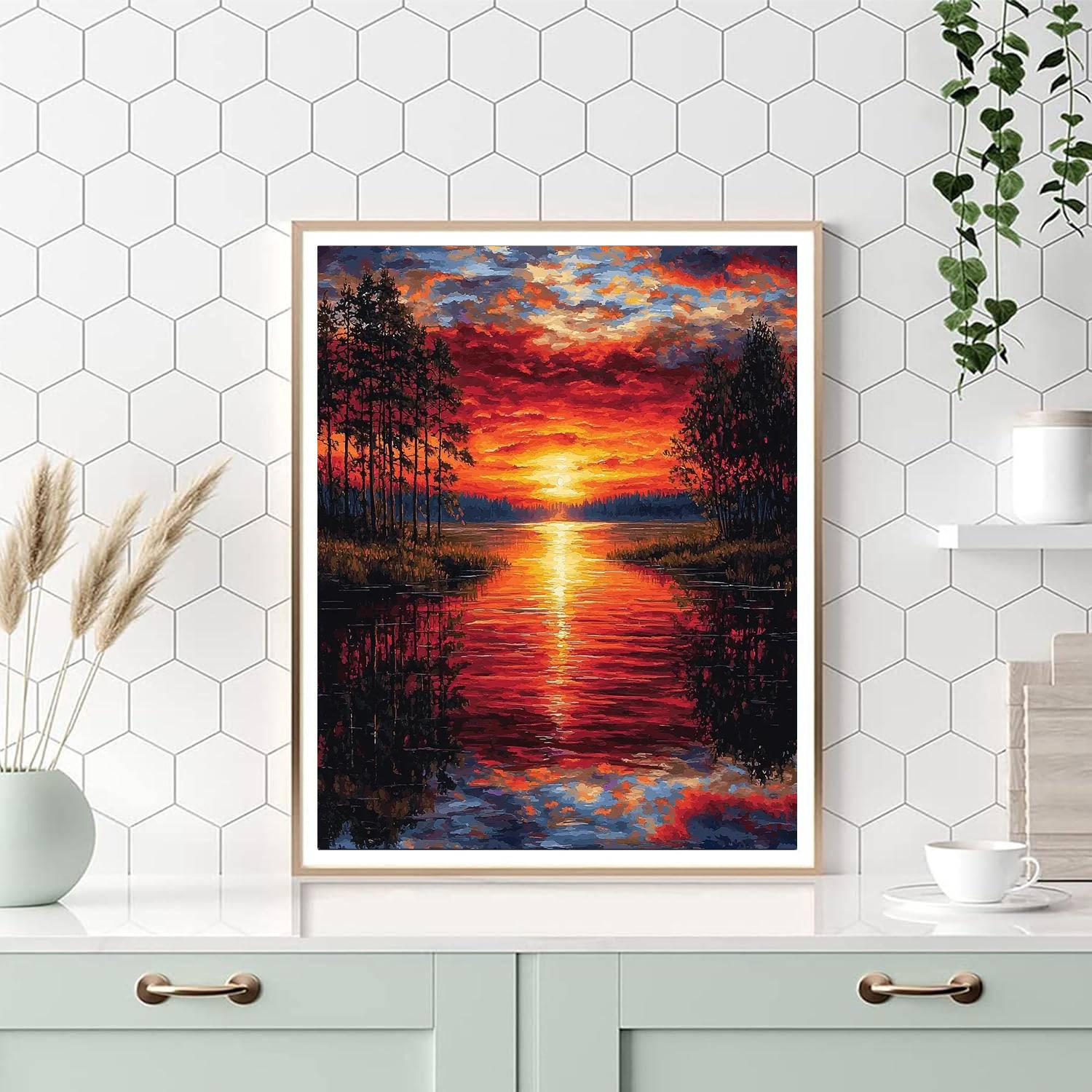 Caravaggio Inspired Reflections Of Silence  Painting By Numbers Kit