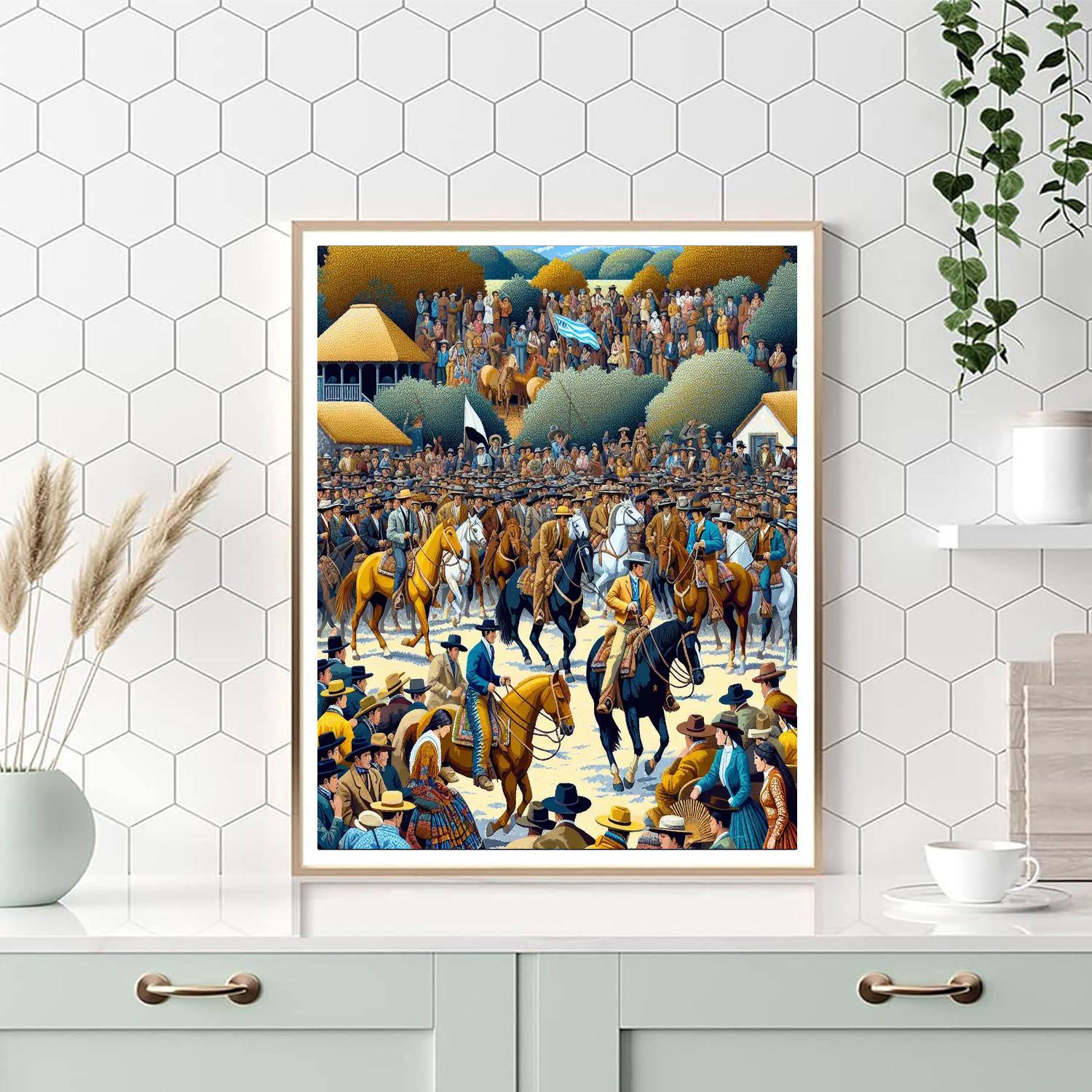 Fiesta De La Patria Gaucha - Tacuarembó, Uruguay Paint By Number