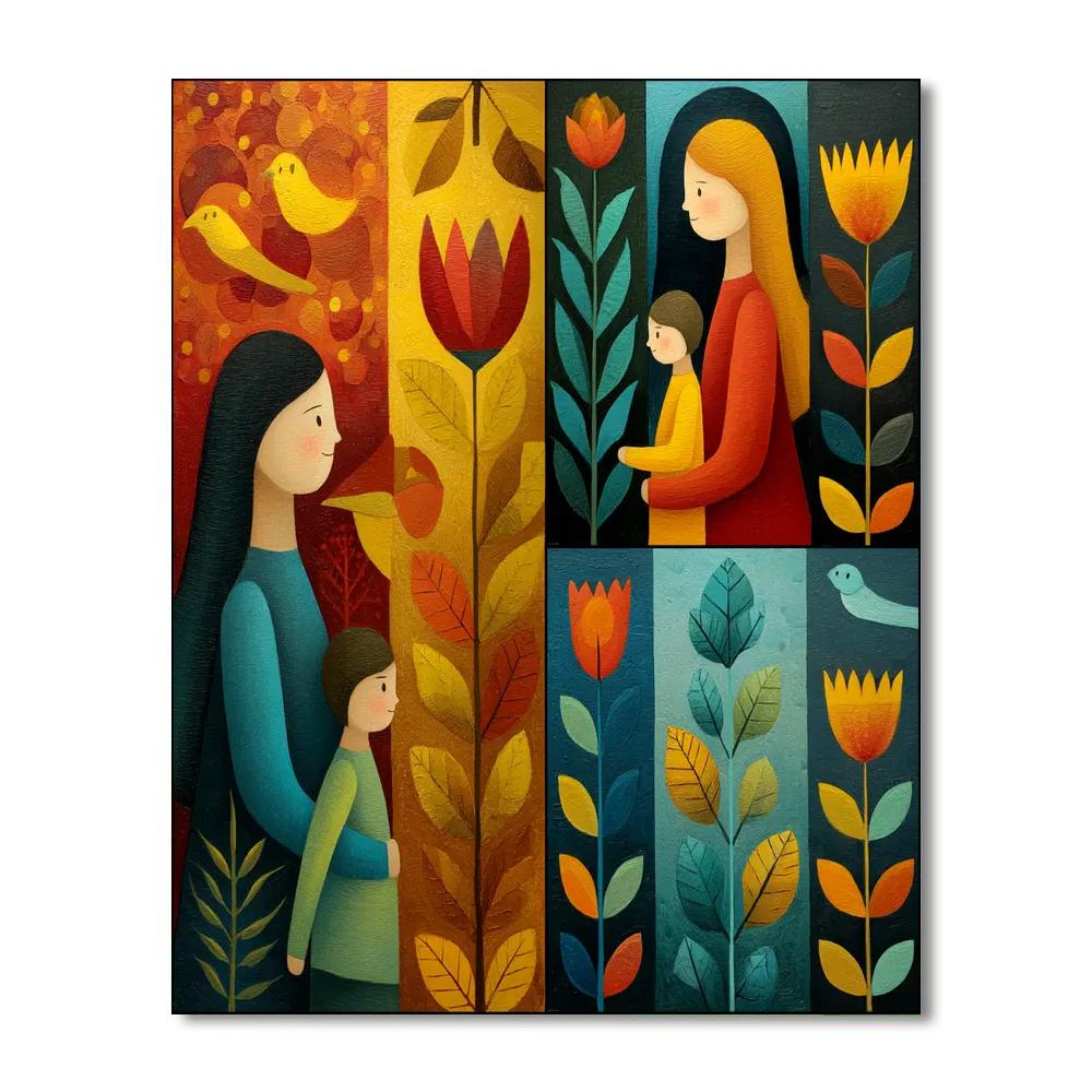 Mother’s Love Across The Seasons Paint By Number