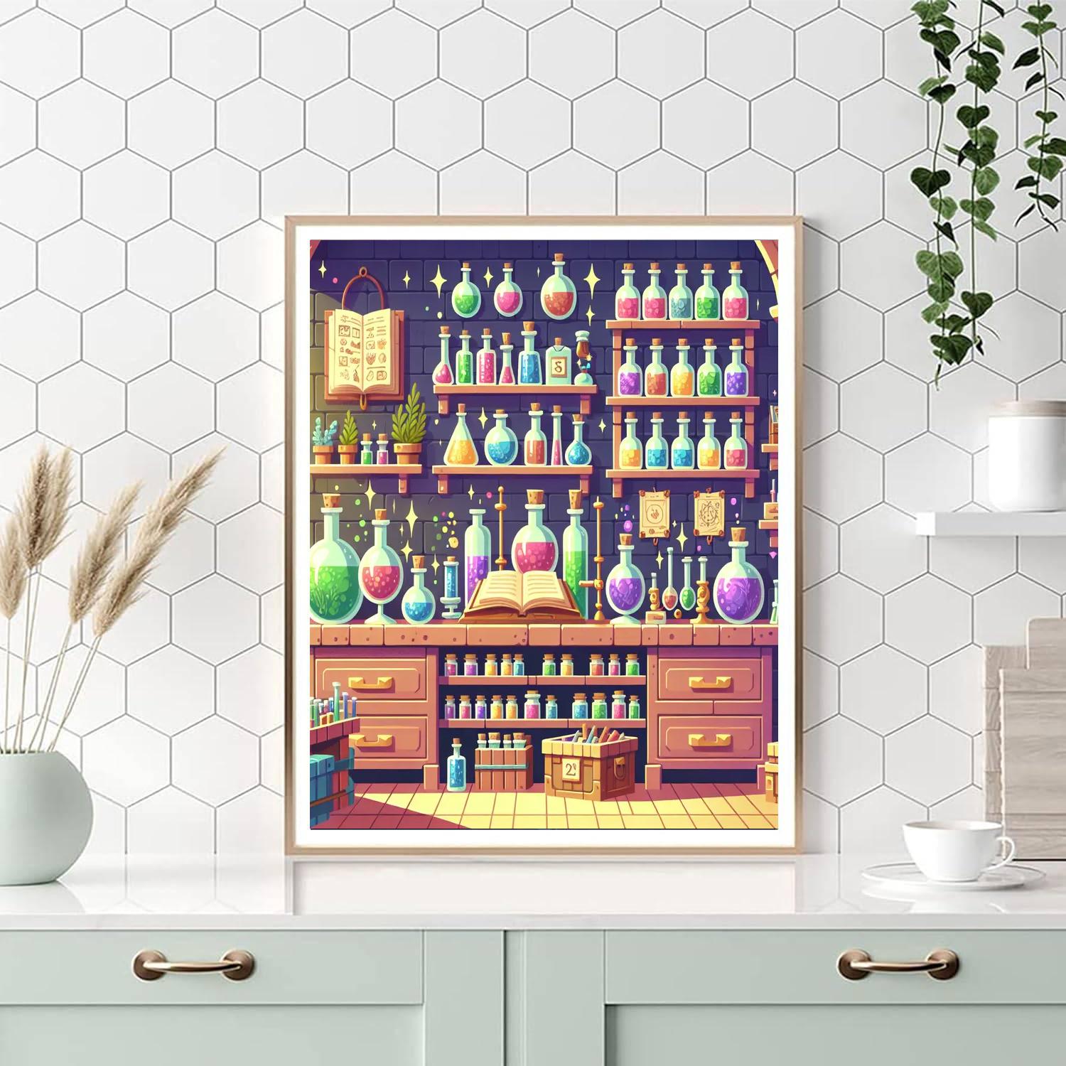 Magic Potion Lab Experiment Paint By Number