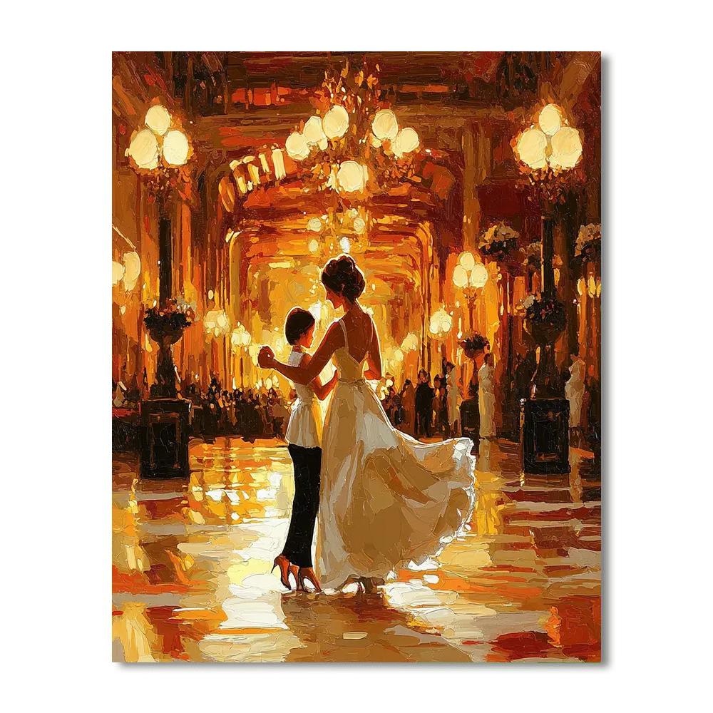 Love's Eternal Dance Number Painting