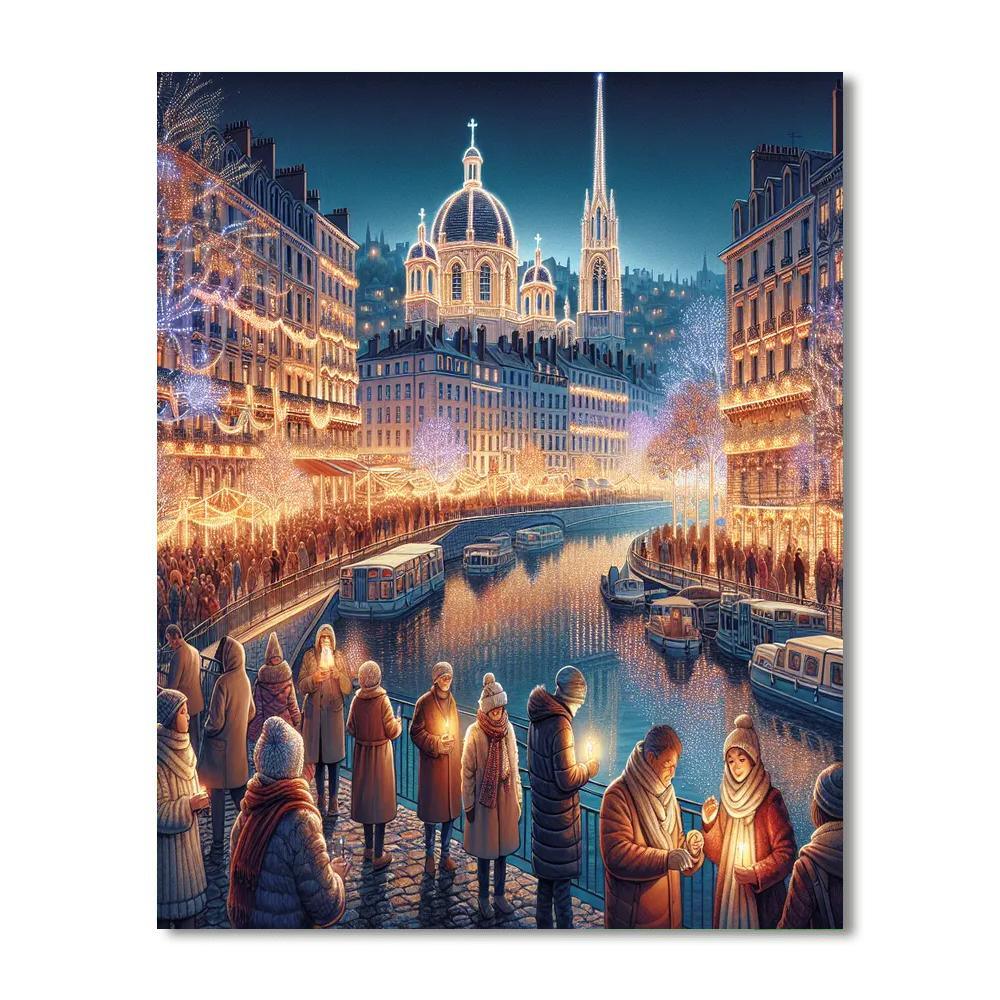 Festival Of The Lights - Lyon, France Paint By Number