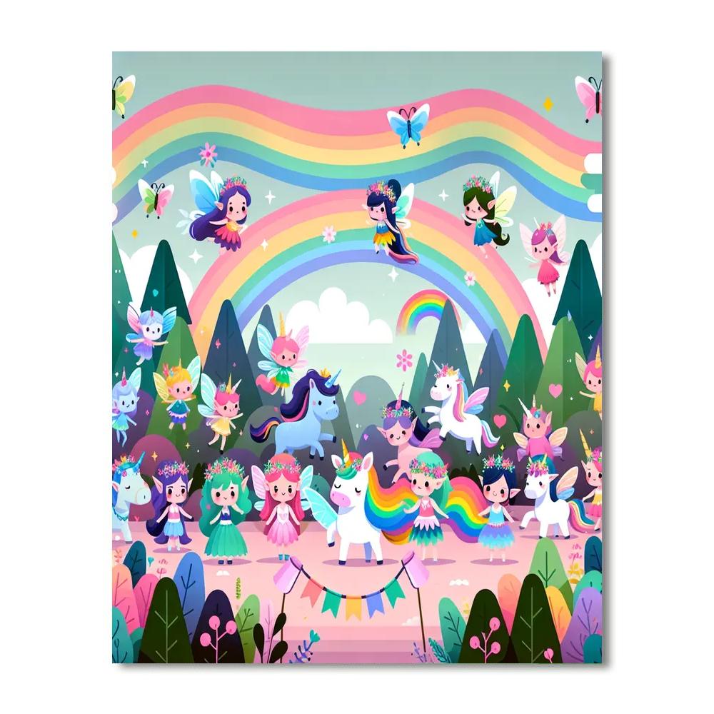 Fairytale Forest Parade Paint By Number