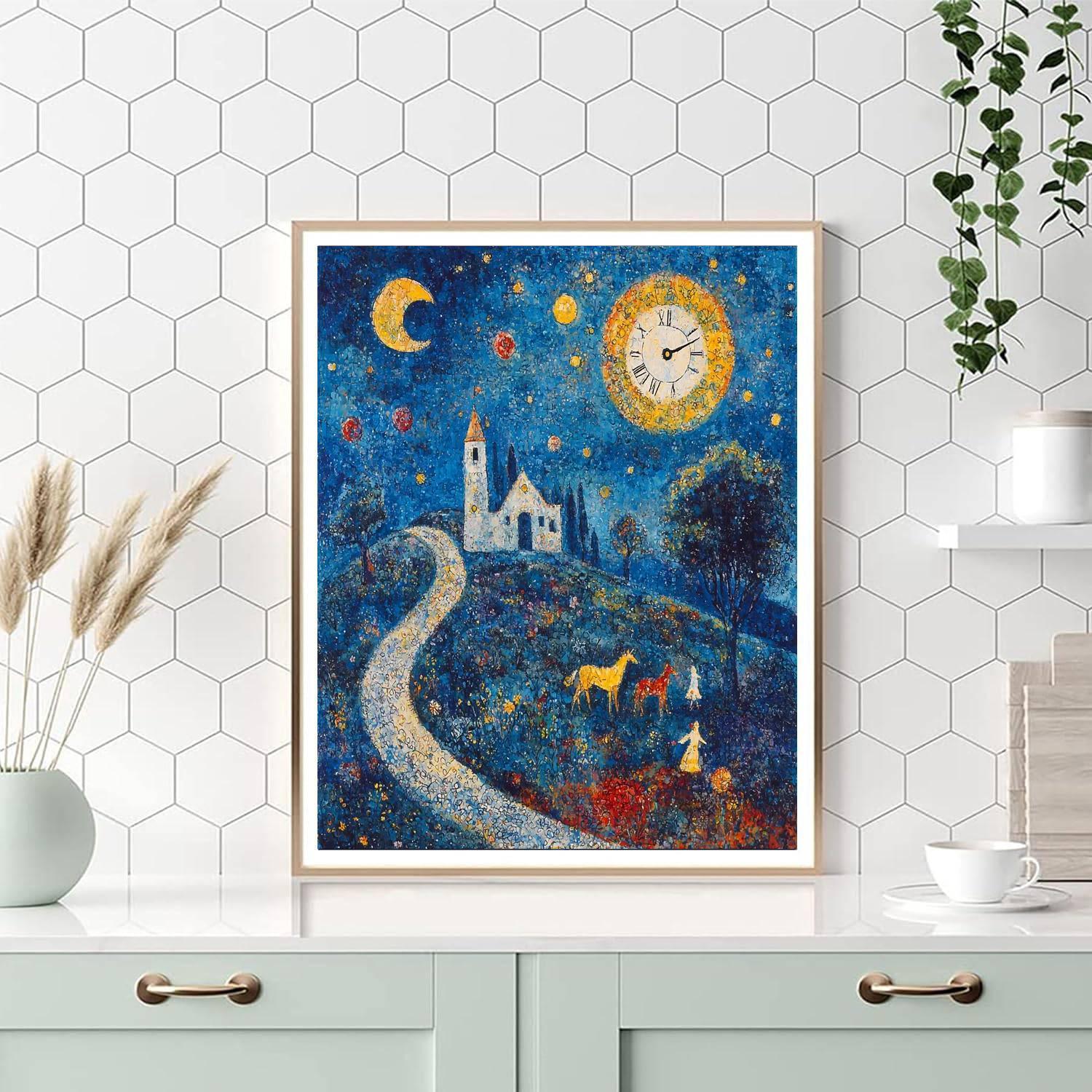 Marc Chagall Inspired Through The Lens Of Time  Numbered Painting Kits