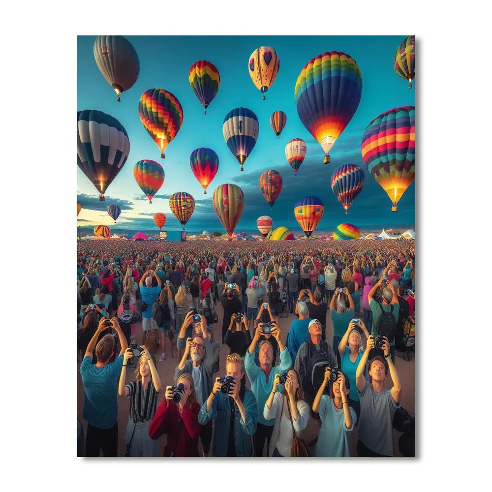 Baloon Fiesta - Usa Numbered Painting Kits