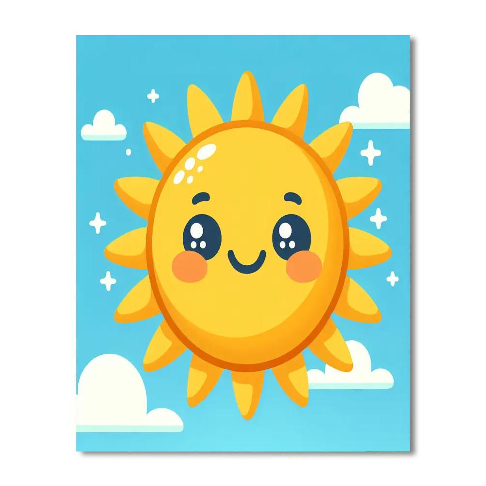 Radiant Sun Paint By Numbers Kits