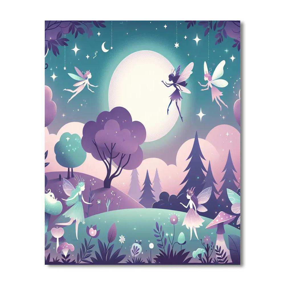 Moonlit Fairy Tale Dance Paint By Number