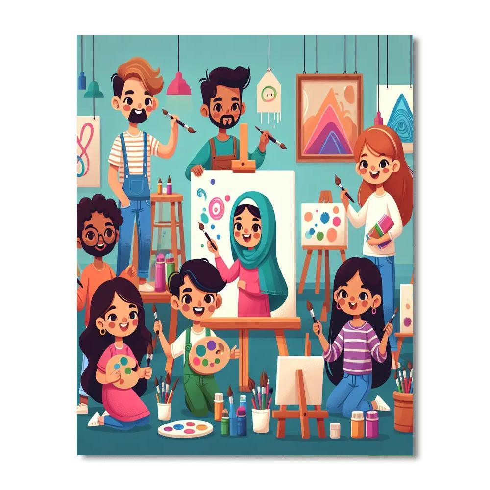 Artistic Creation Corner Paint By Color