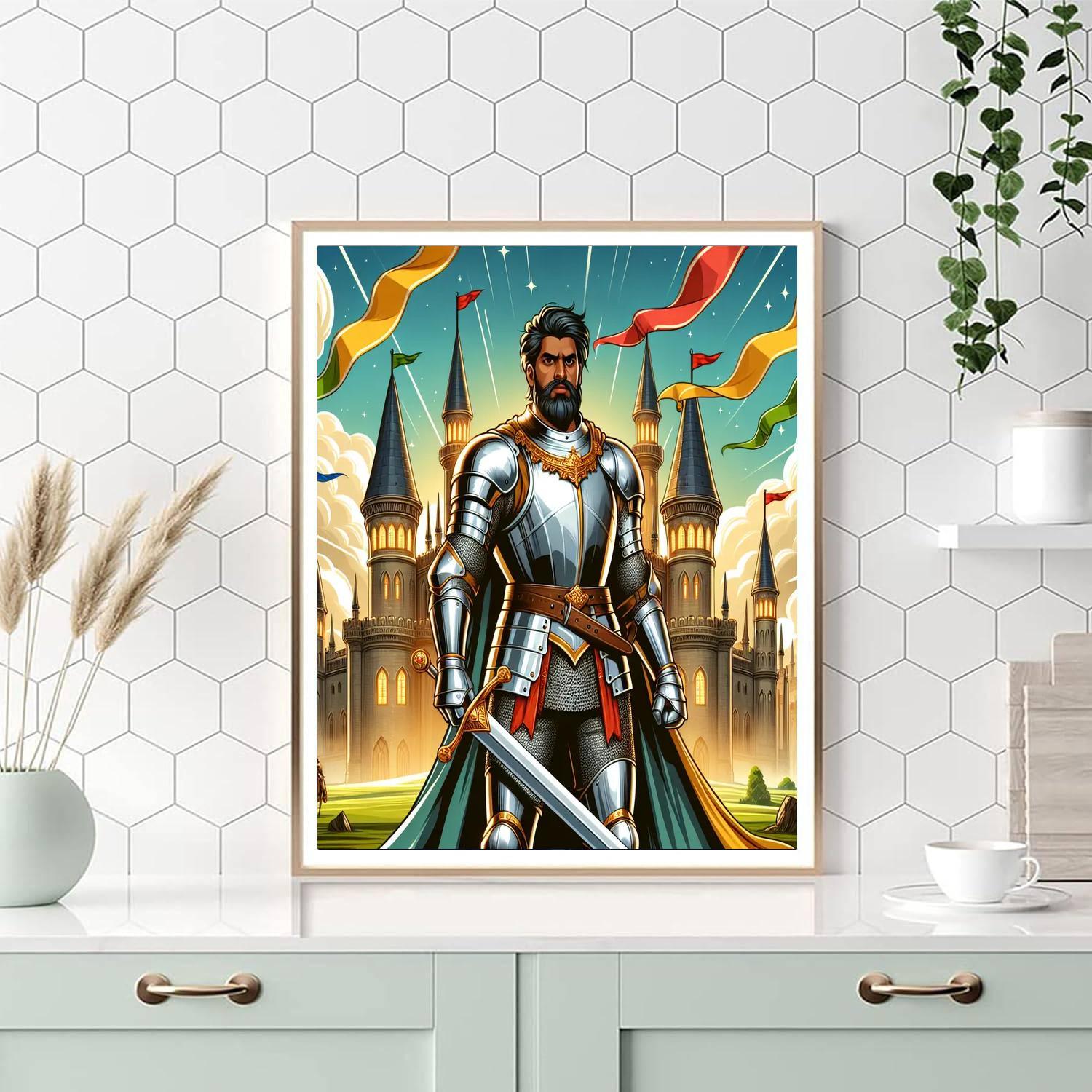 Knight's Brave Quest Paint By Color