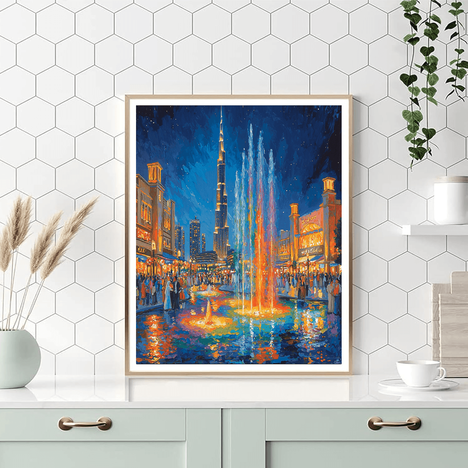 The Dubai Mall Number Painting