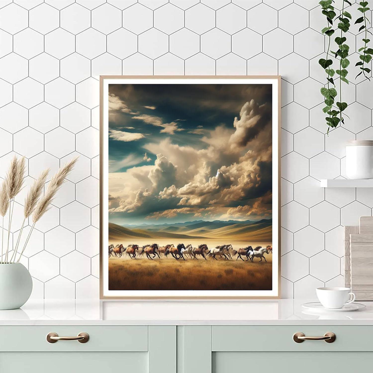 Wild Horse Freedom Numbered Painting Kits