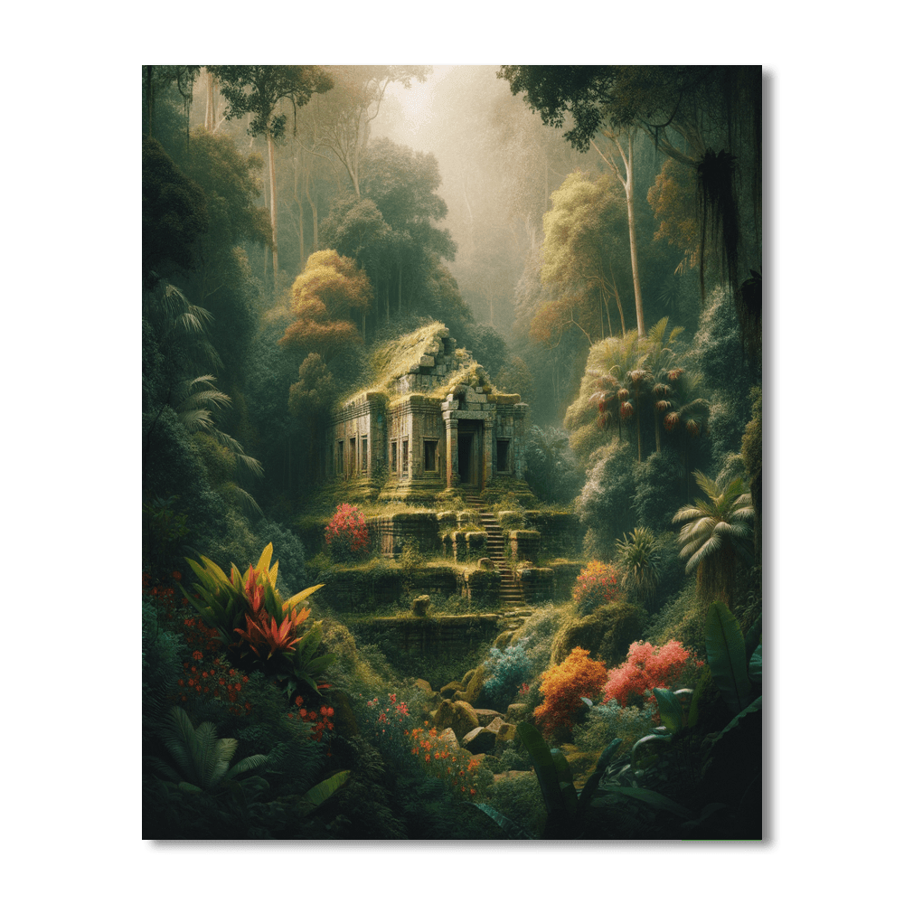 Mysterious Ancient Ruins Paint By Number