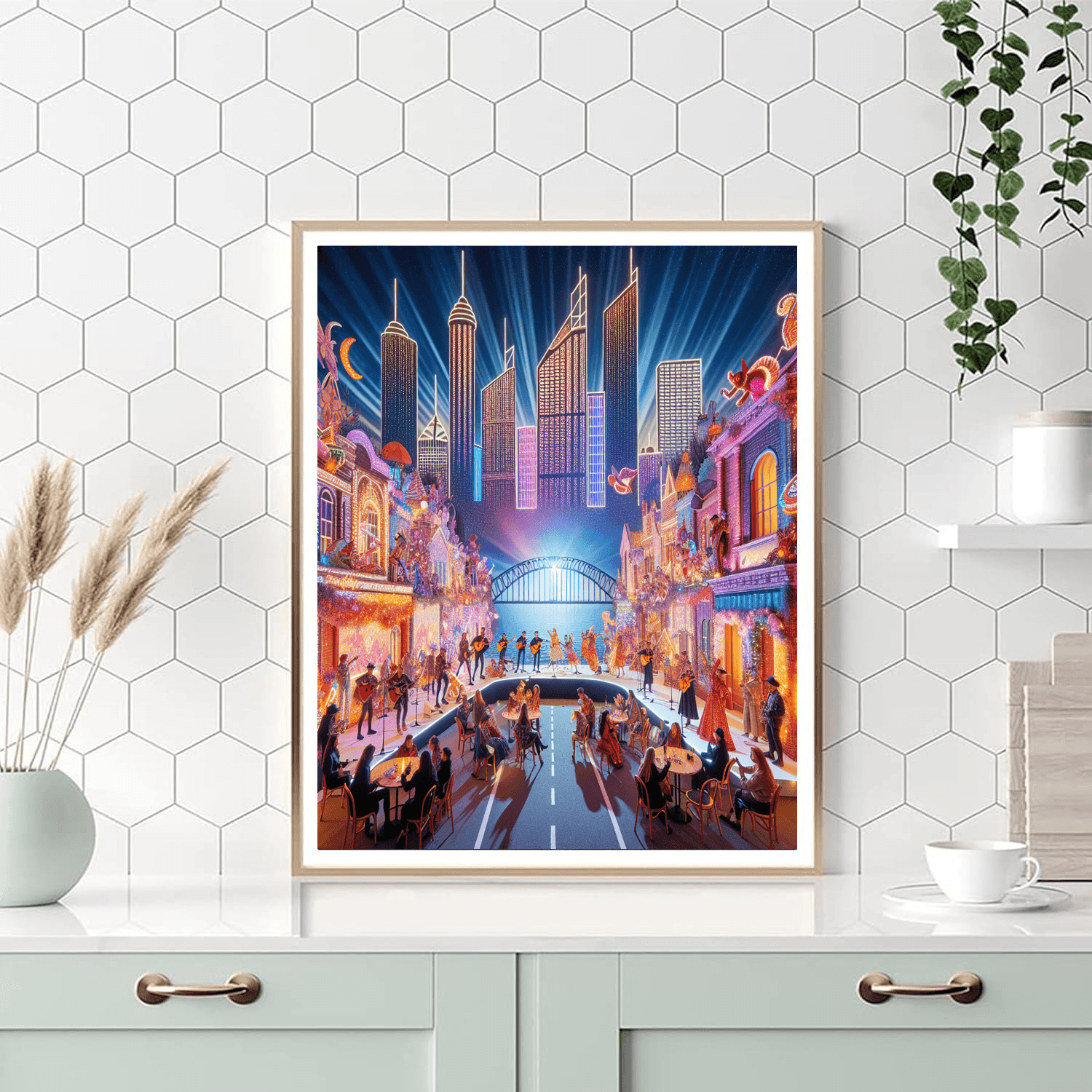 The Sydney Festival - Australia Number Painting