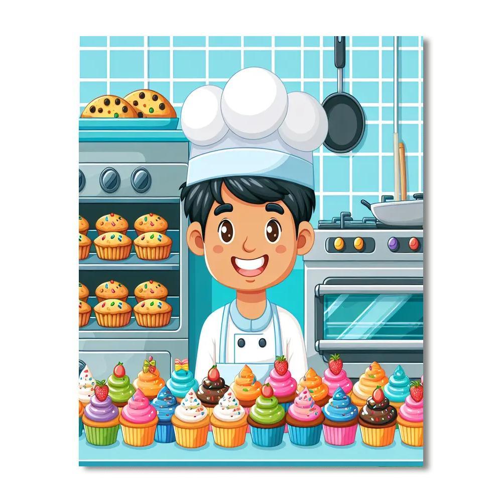 Rainbow Bakery Paint By Numbers Kits