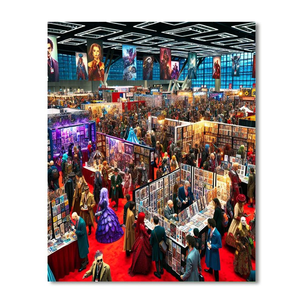 New York Comic Con DIY Paint By Numbers