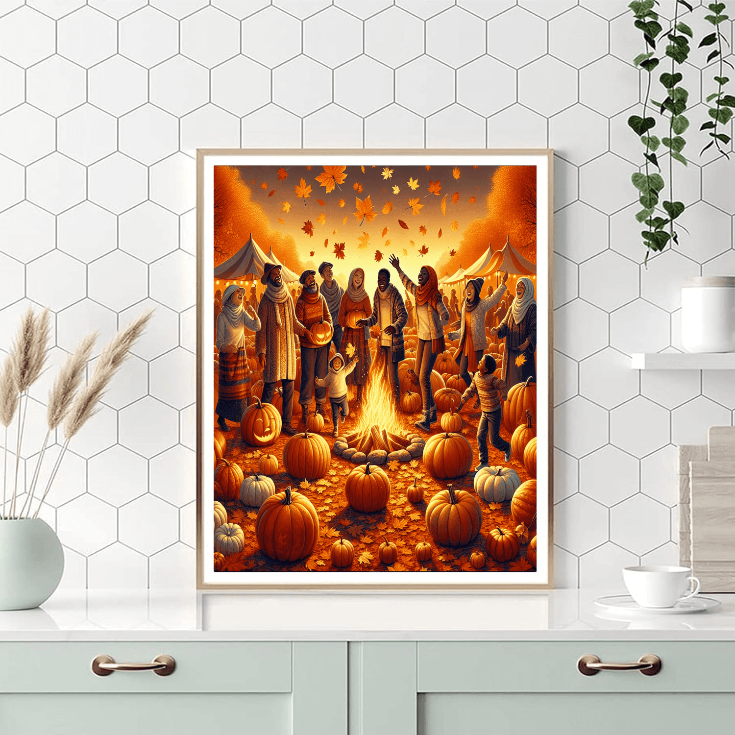 Autumn Festival Celebration Paint By Numbers