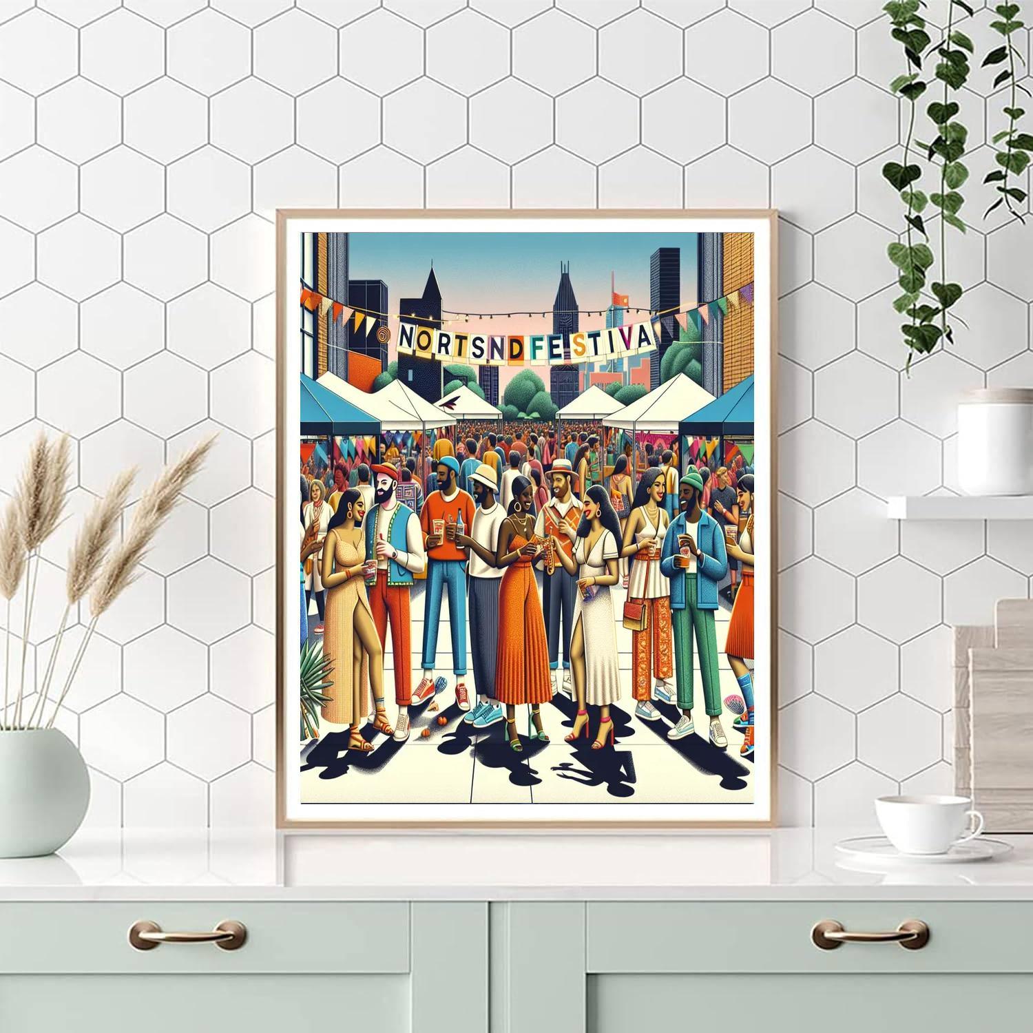 Northside Festival Paint By Number