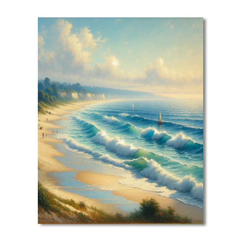 Coastal Escape Serenity Numbered Painting Kits
