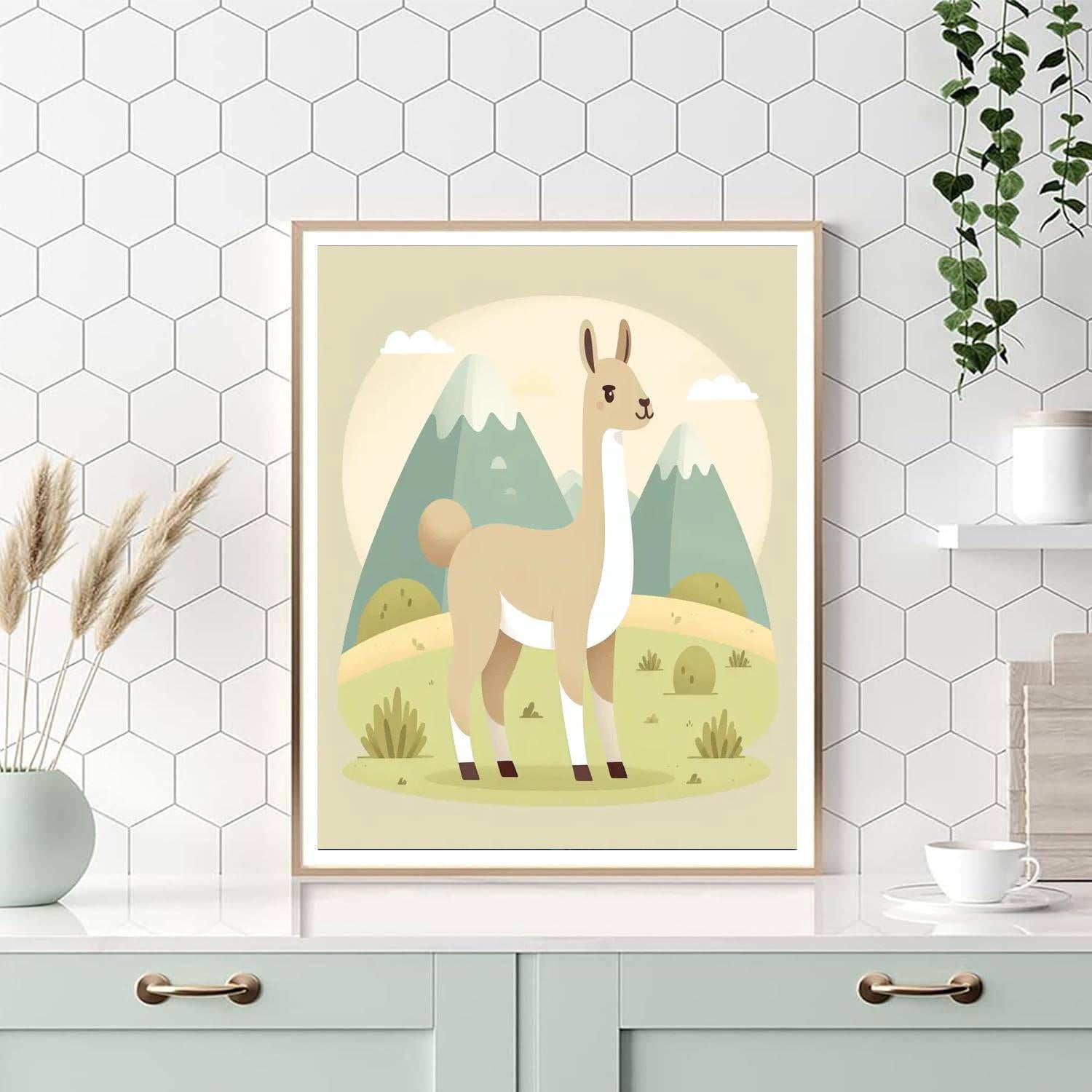 Vivacious Vicuna Paint By Numbers Art