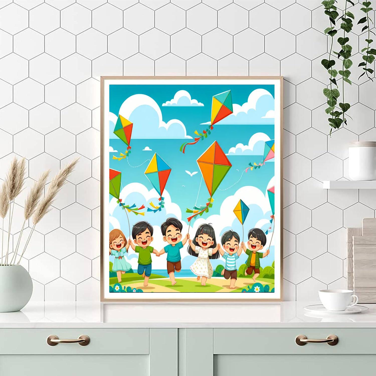 Kites In The Sky Paint By Numbers Kits