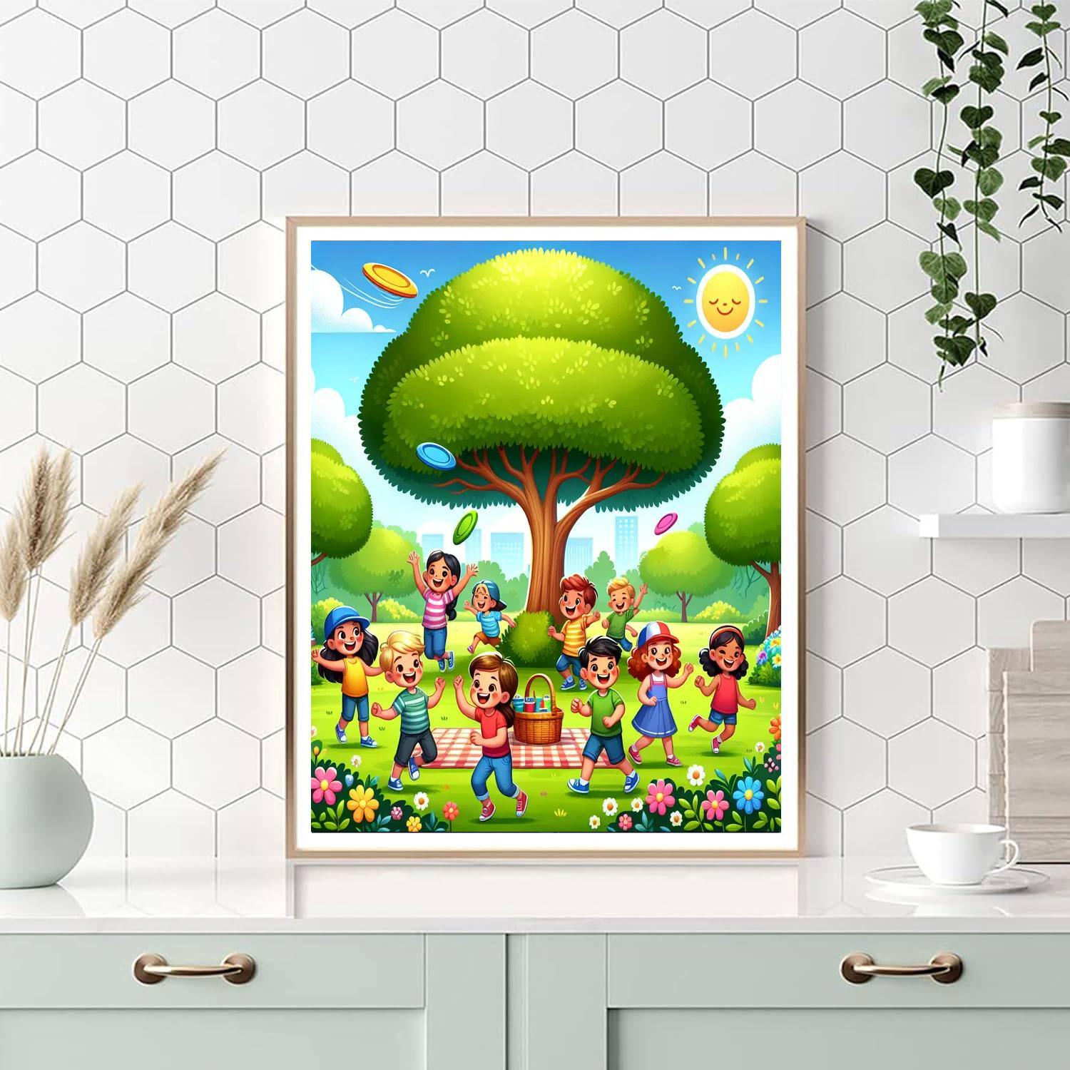 Sunny Park Adventure Paint By Number