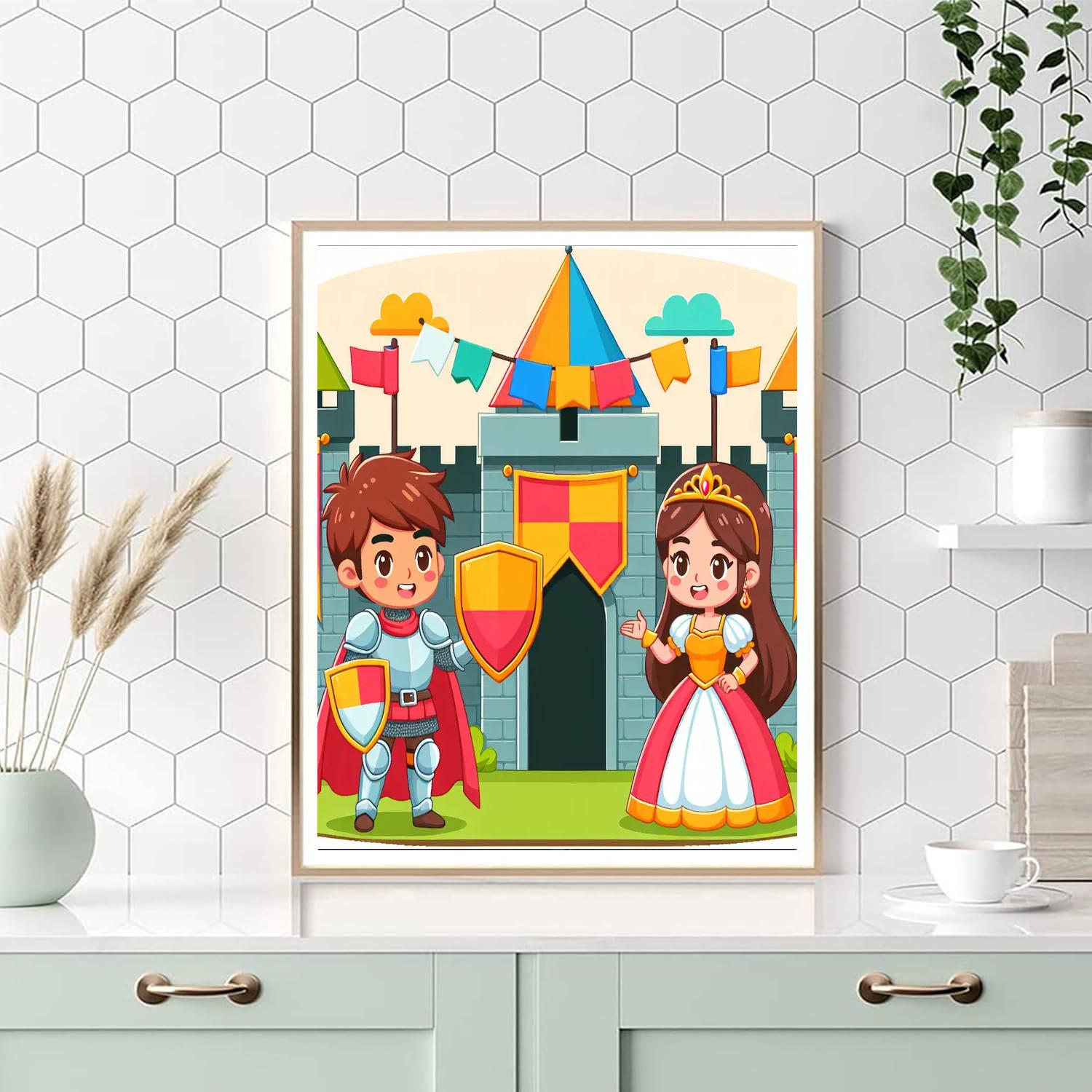 Royal Rescue Mission Numbered Painting Kits