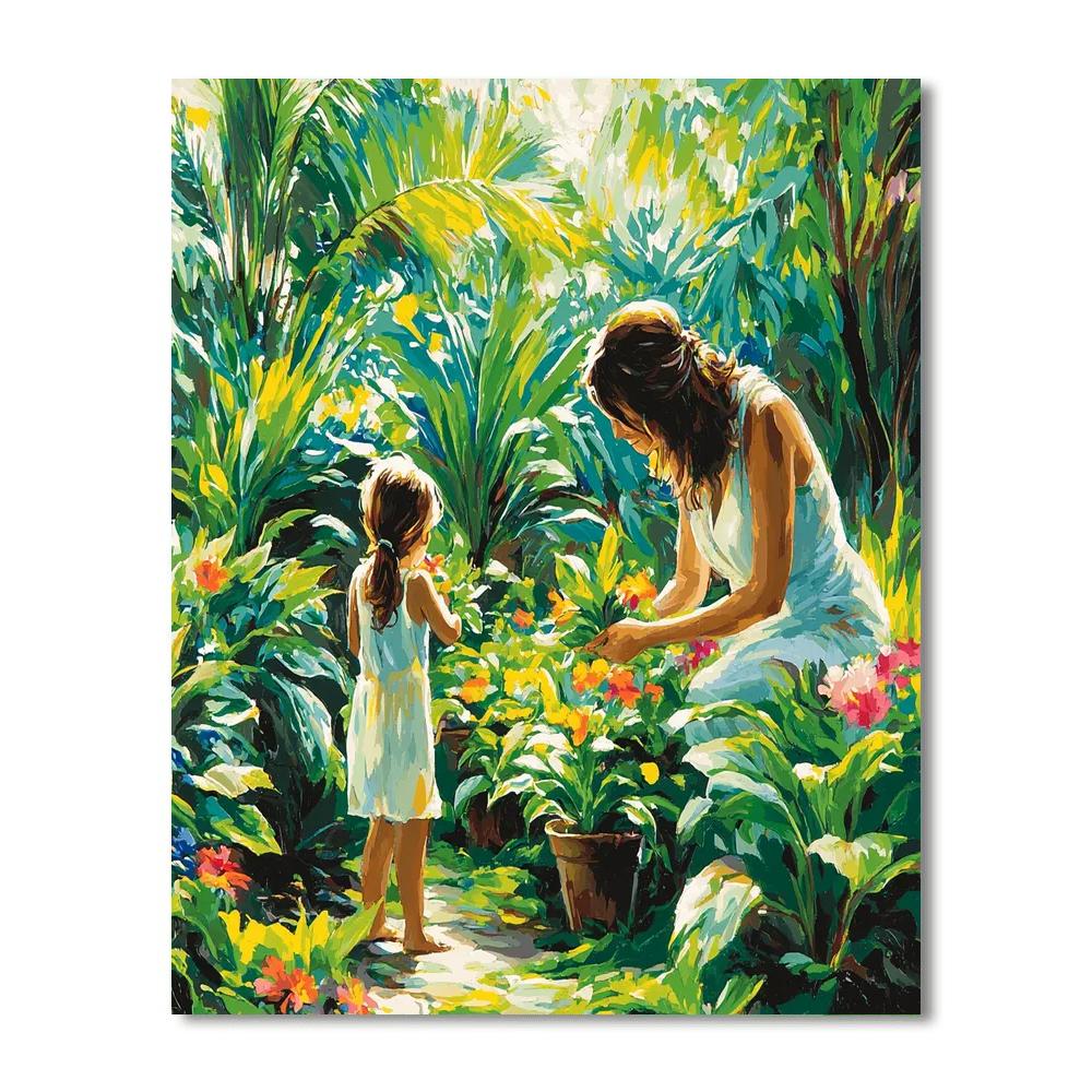 Gardens Of The Heart Paint By Numbers