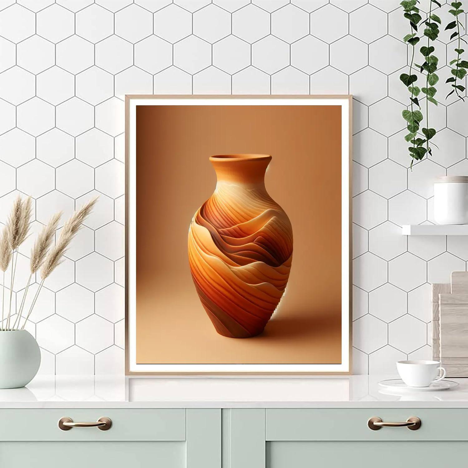 Desert Mirage Vase Paint By Numbers