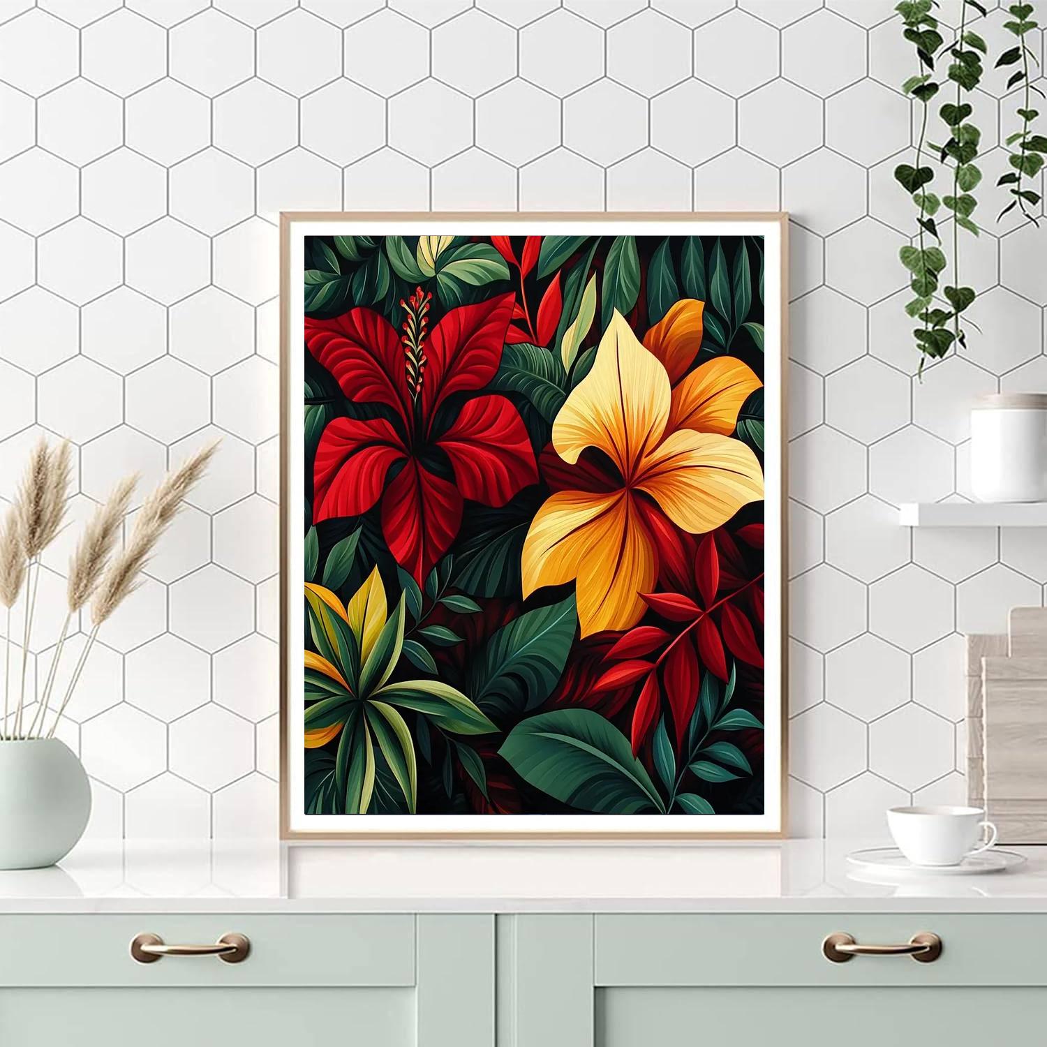 Frida Kahlo Inspired Whispers Of Identity  Numbered Painting Kits