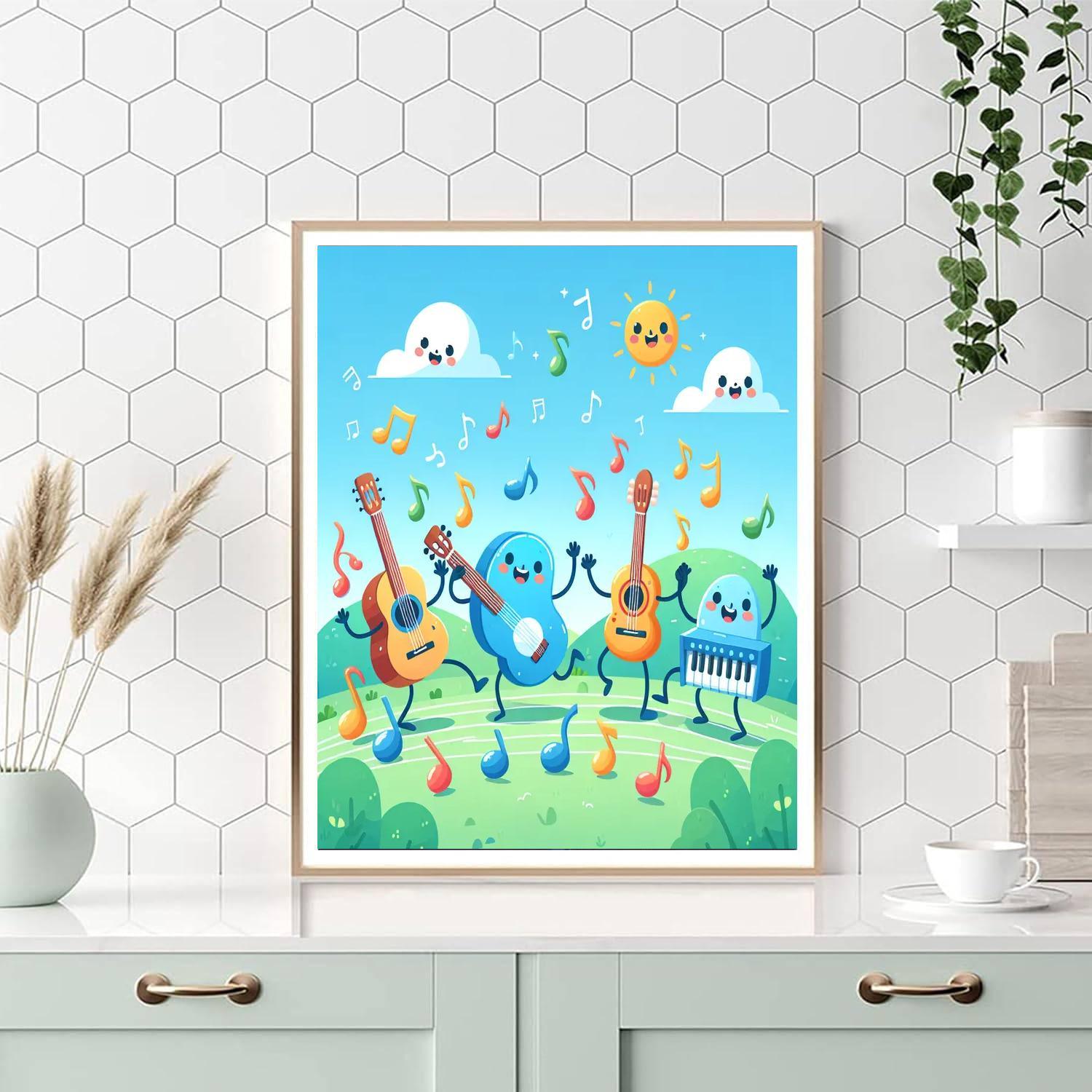 Wonderland Of Musical Dreams Paint By Numbers Kits