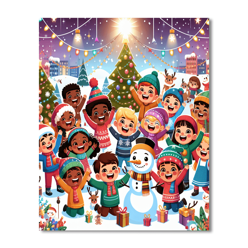 Colorful Holiday Celebrations Paint By Numbers