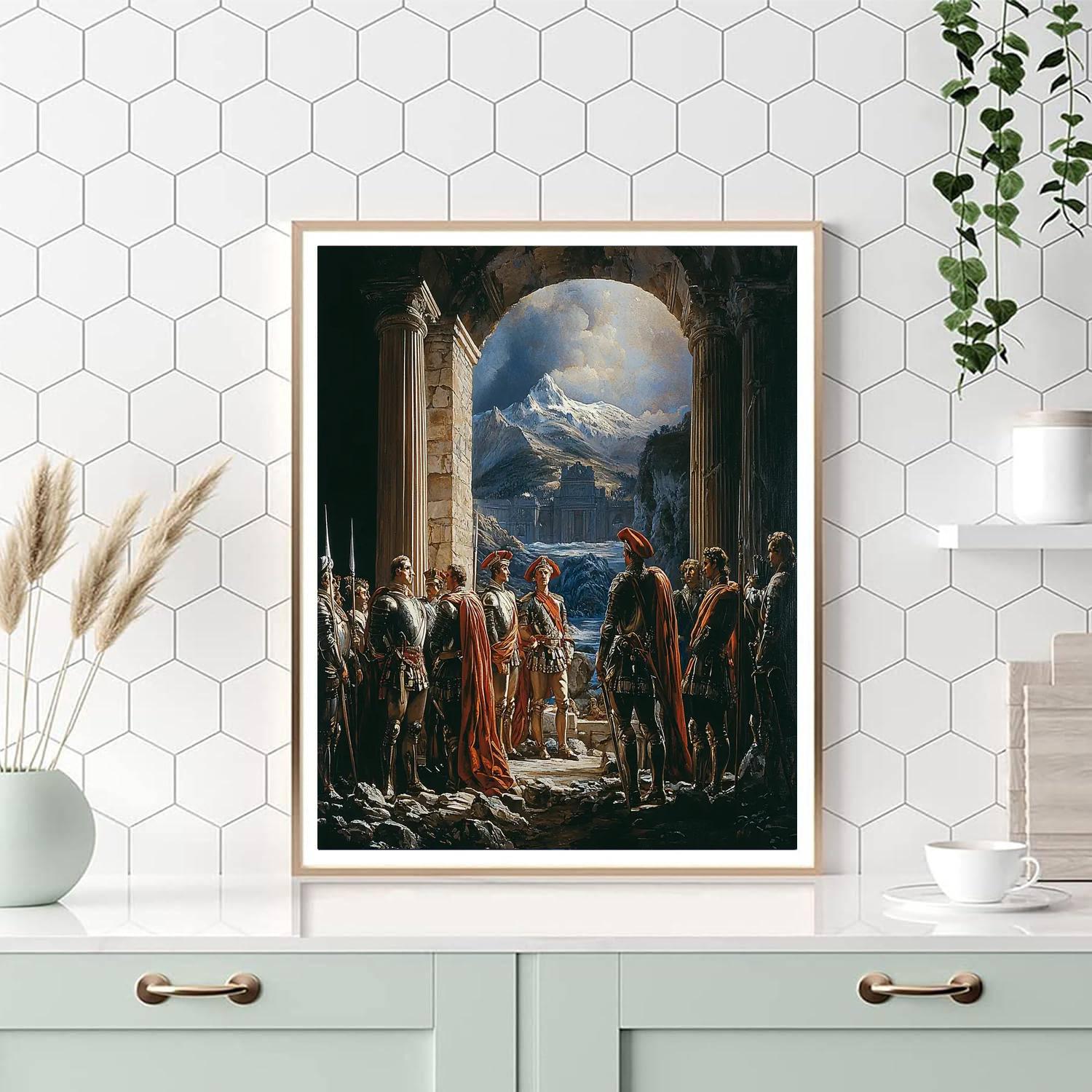 Jacques-Louis David Inspired Journey Through History  Paint By Numbers Kits