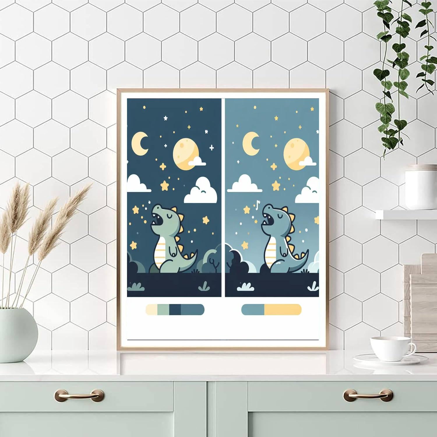 Dreamy Dragon Lullaby Paint By Numbers Art