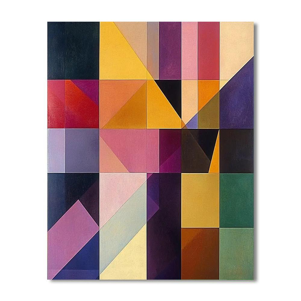 Kazimir Malevich Inspired Symphonic Forms  Paint By Color