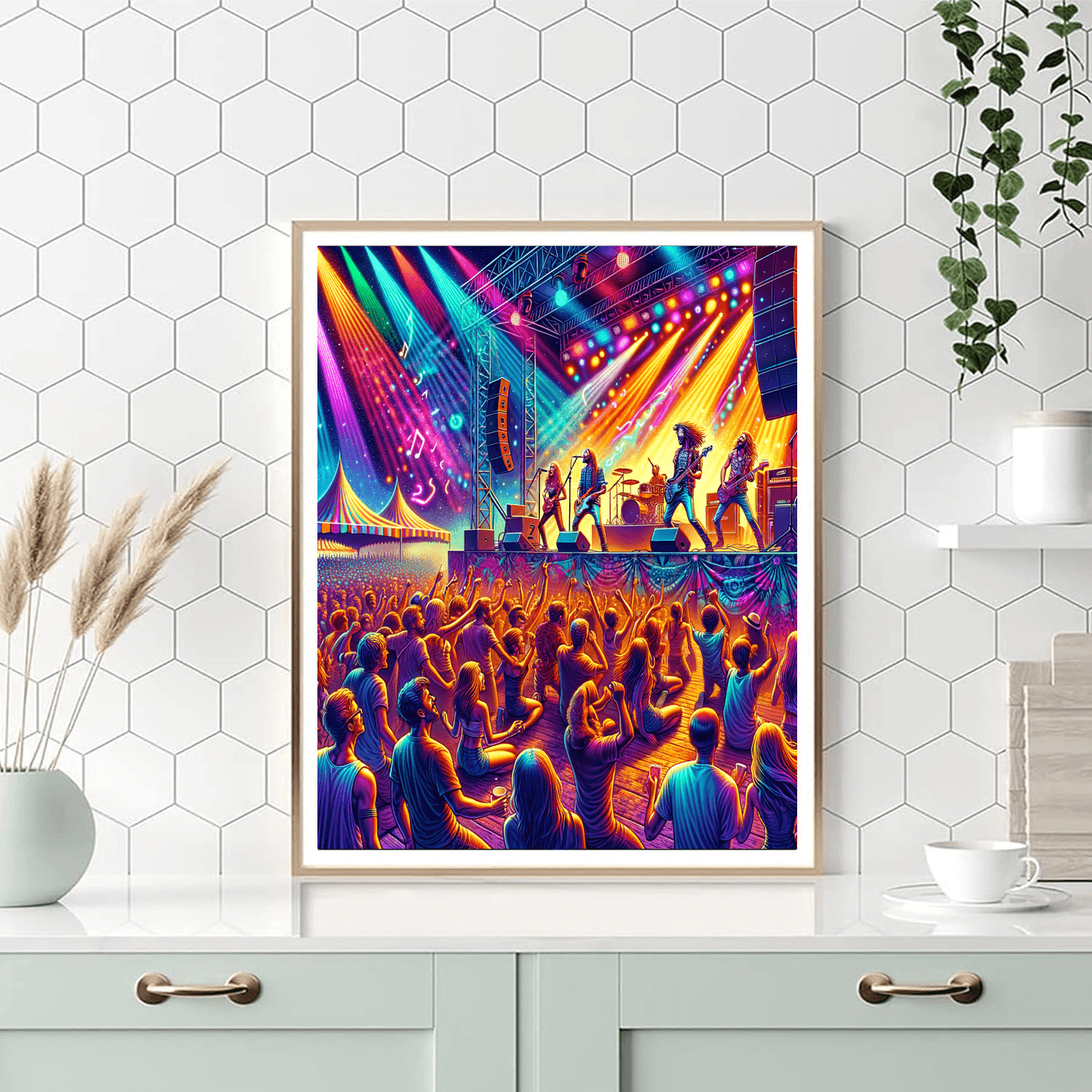 Quilmes Rock Festival DIY Paint By Numbers