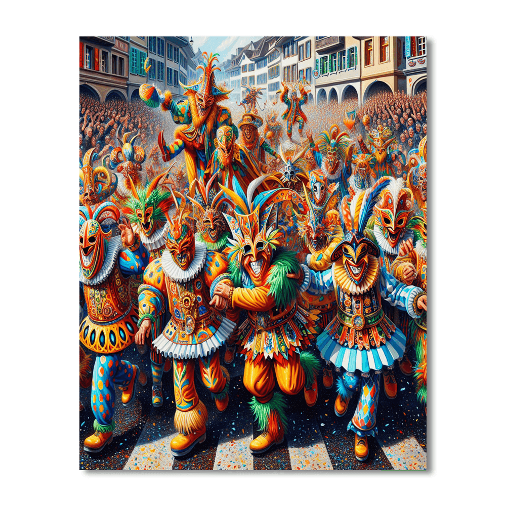 Fasnacht Festival Paint By Color