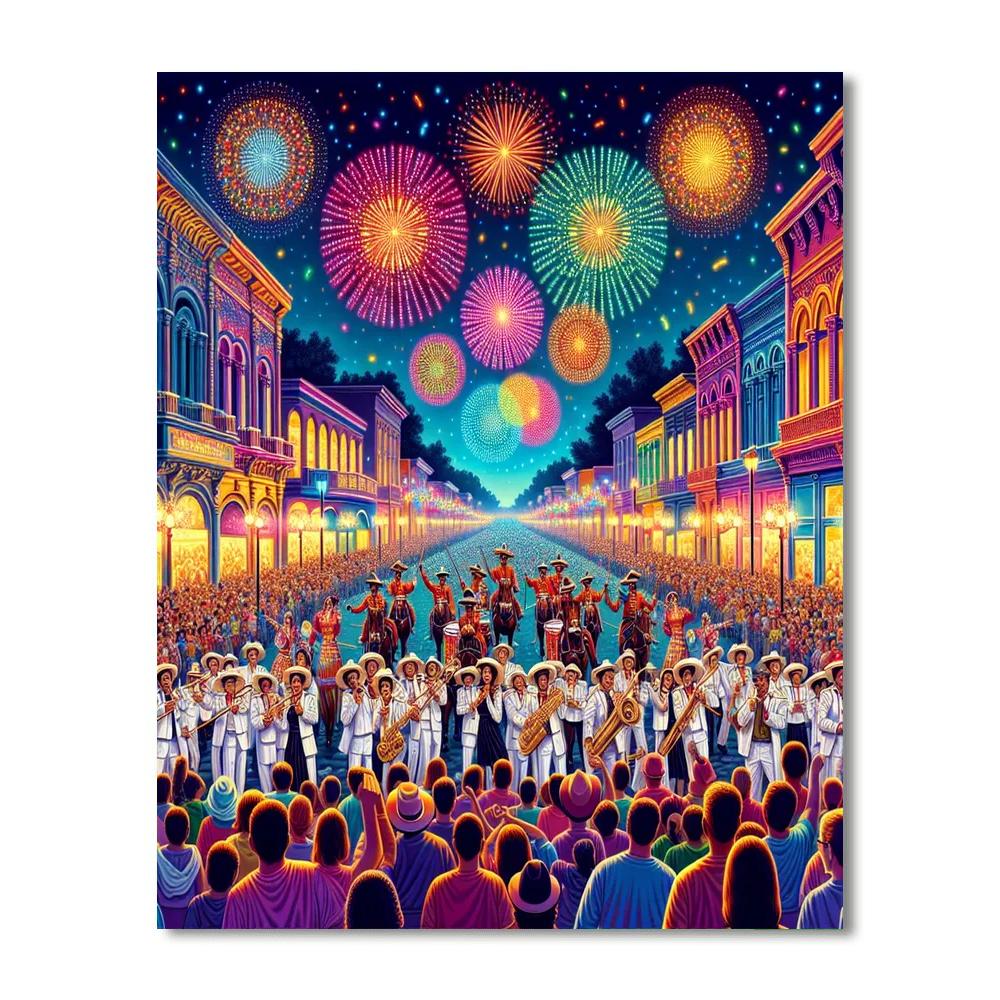 Festival De La Luz - Costa Rica Paint By Numbers Kits