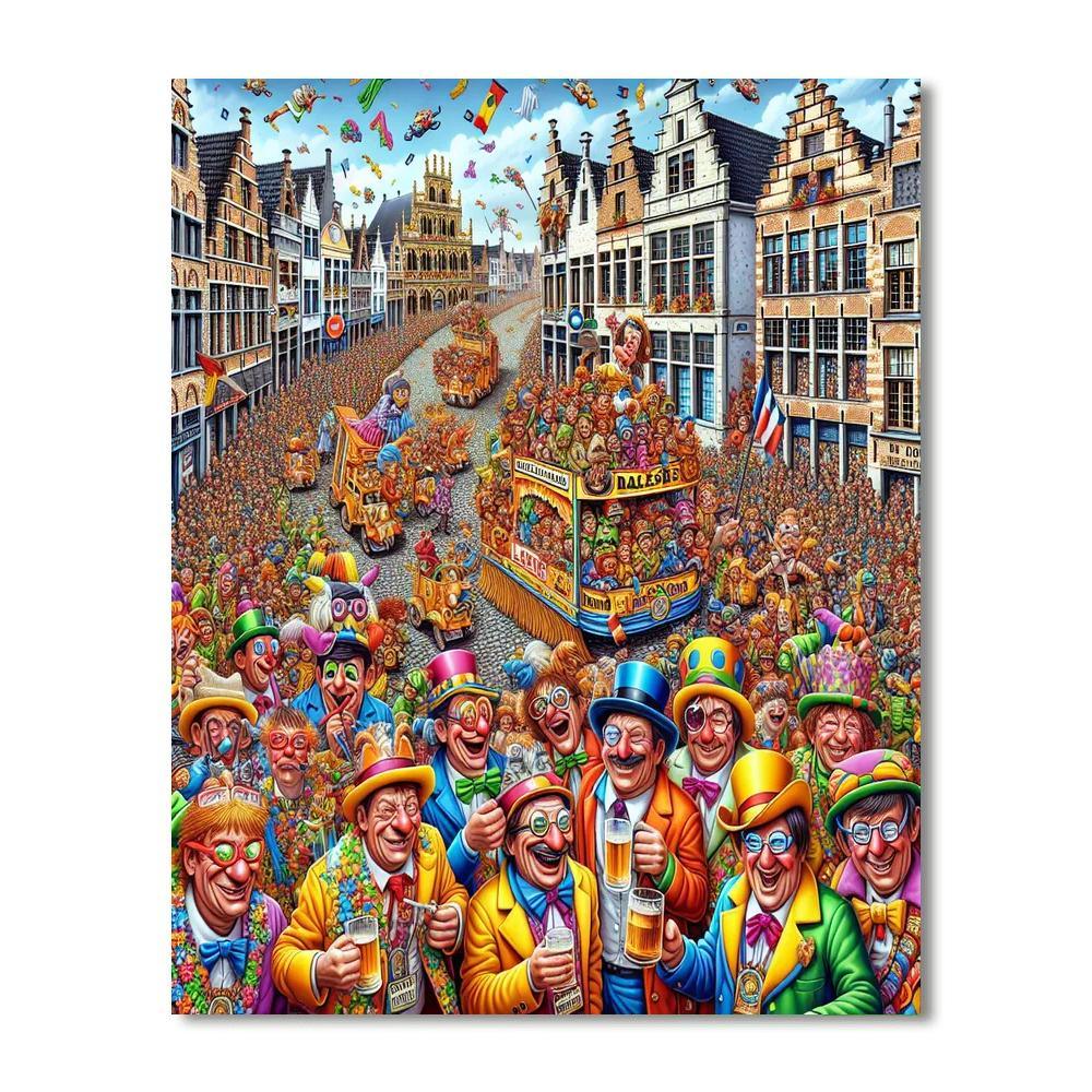Aalst Carnival - Belgium Numbered Painting Kits