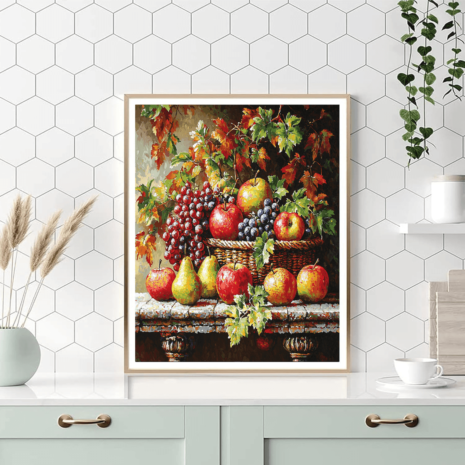 Cézanne Inspired Fruity Inspiration  Paint By Number