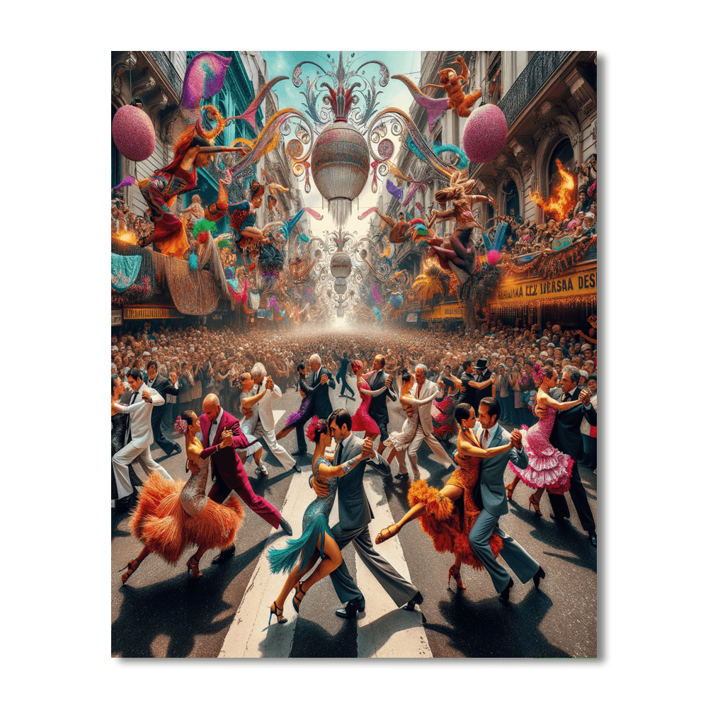 World Tango Festival - Buenos Aires, Argentina Painting By Numbers Kit