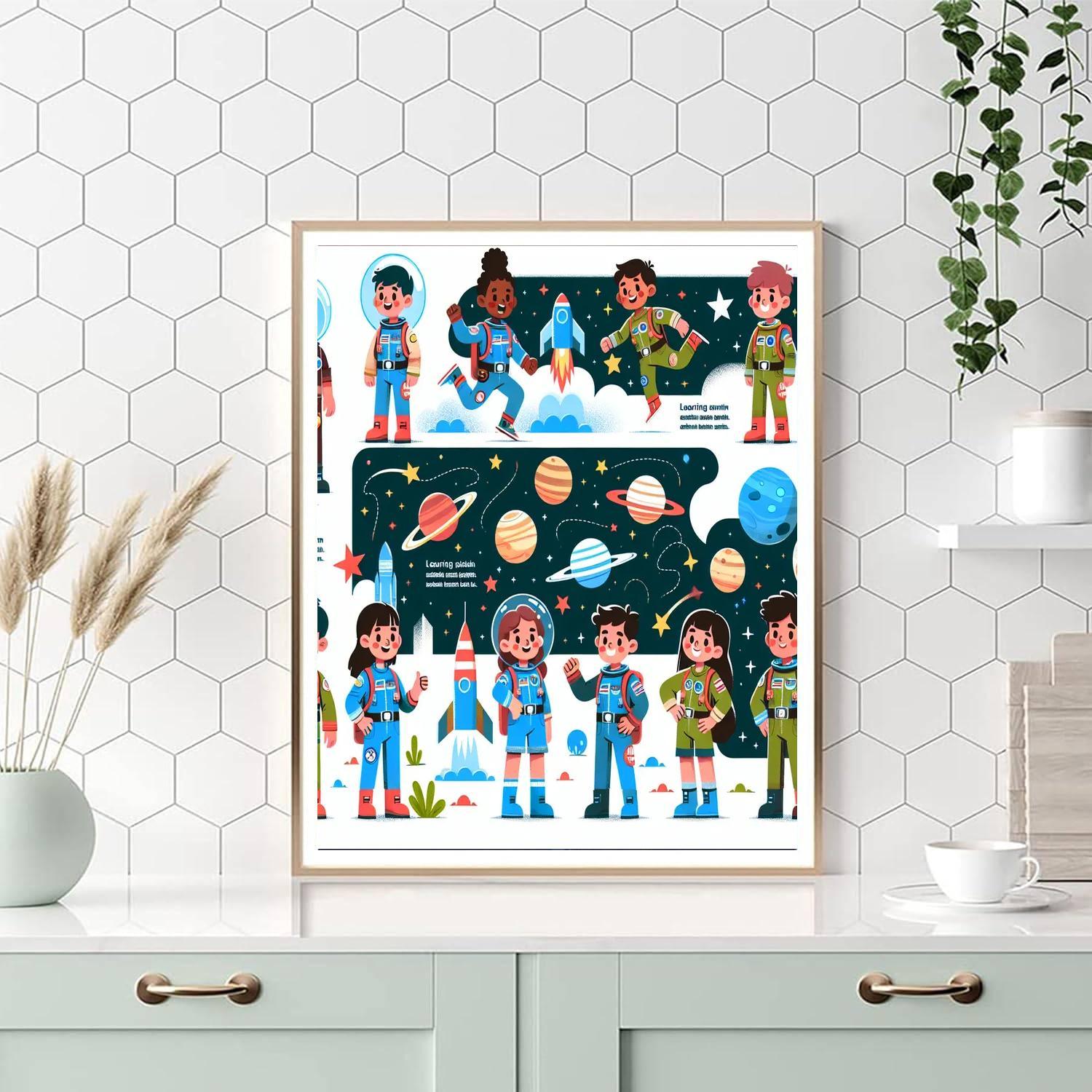 Space Ranger Missions Numbered Painting Kits