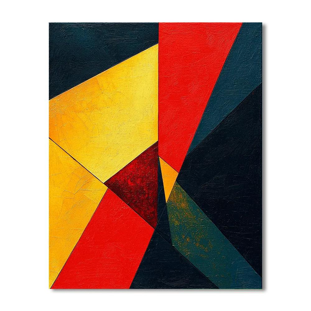 Kazimir Malevich Inspired Chroma Dynamics  Paint By Color