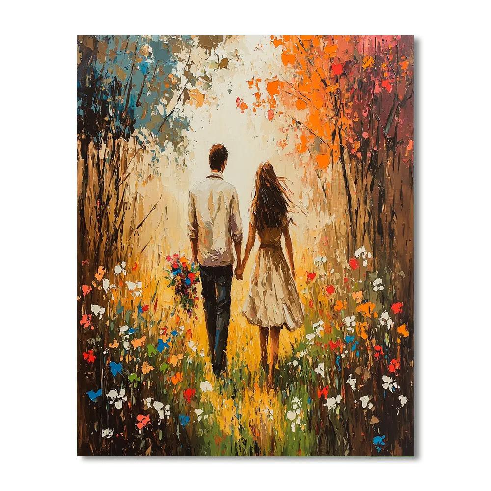 Embracing Nature's Beauty Painting By Numbers Kit