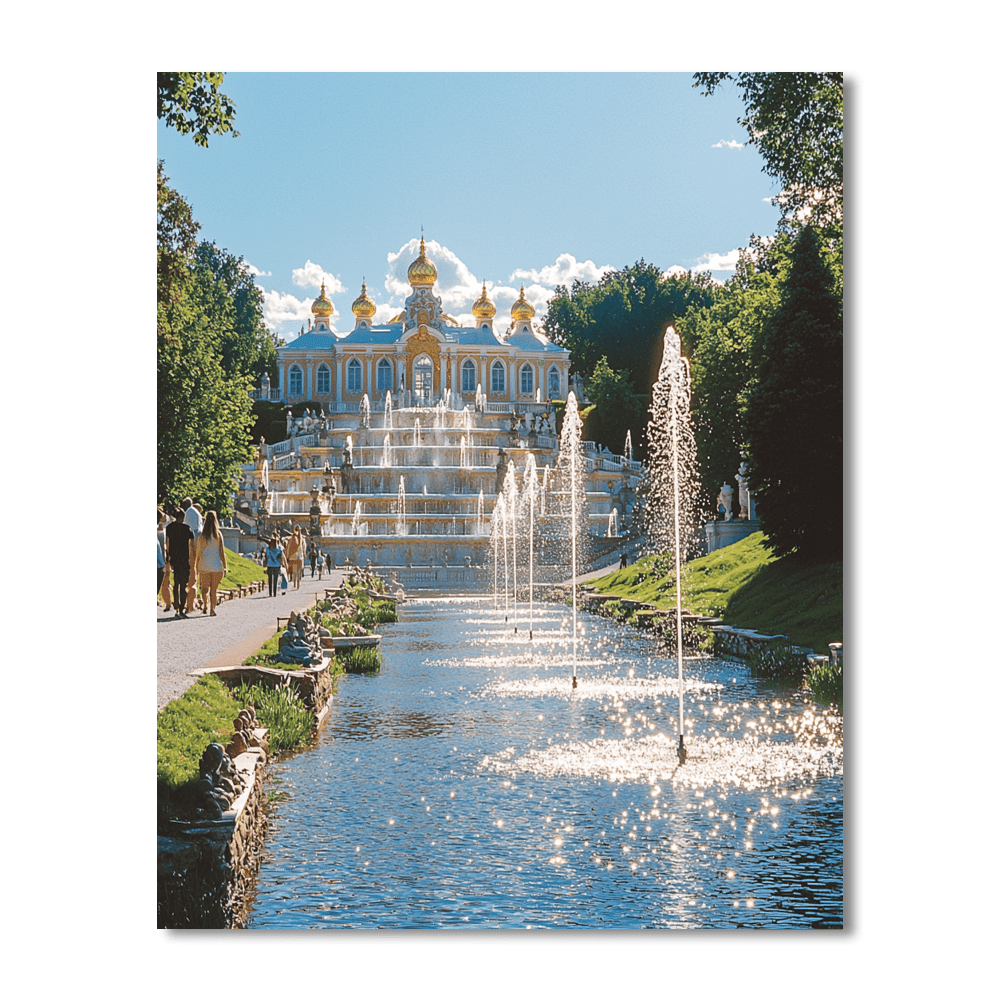 Palace Of Peterhof Numbered Painting Kits